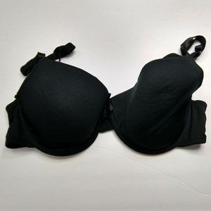 Black Bra Pink Lining Just Be 42C Underwire